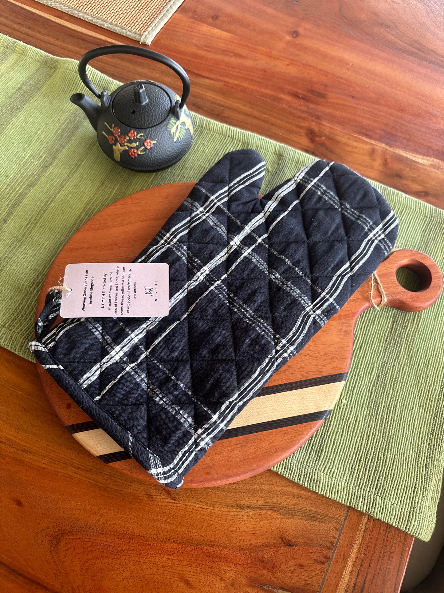 Black Kitchen Oven Glove