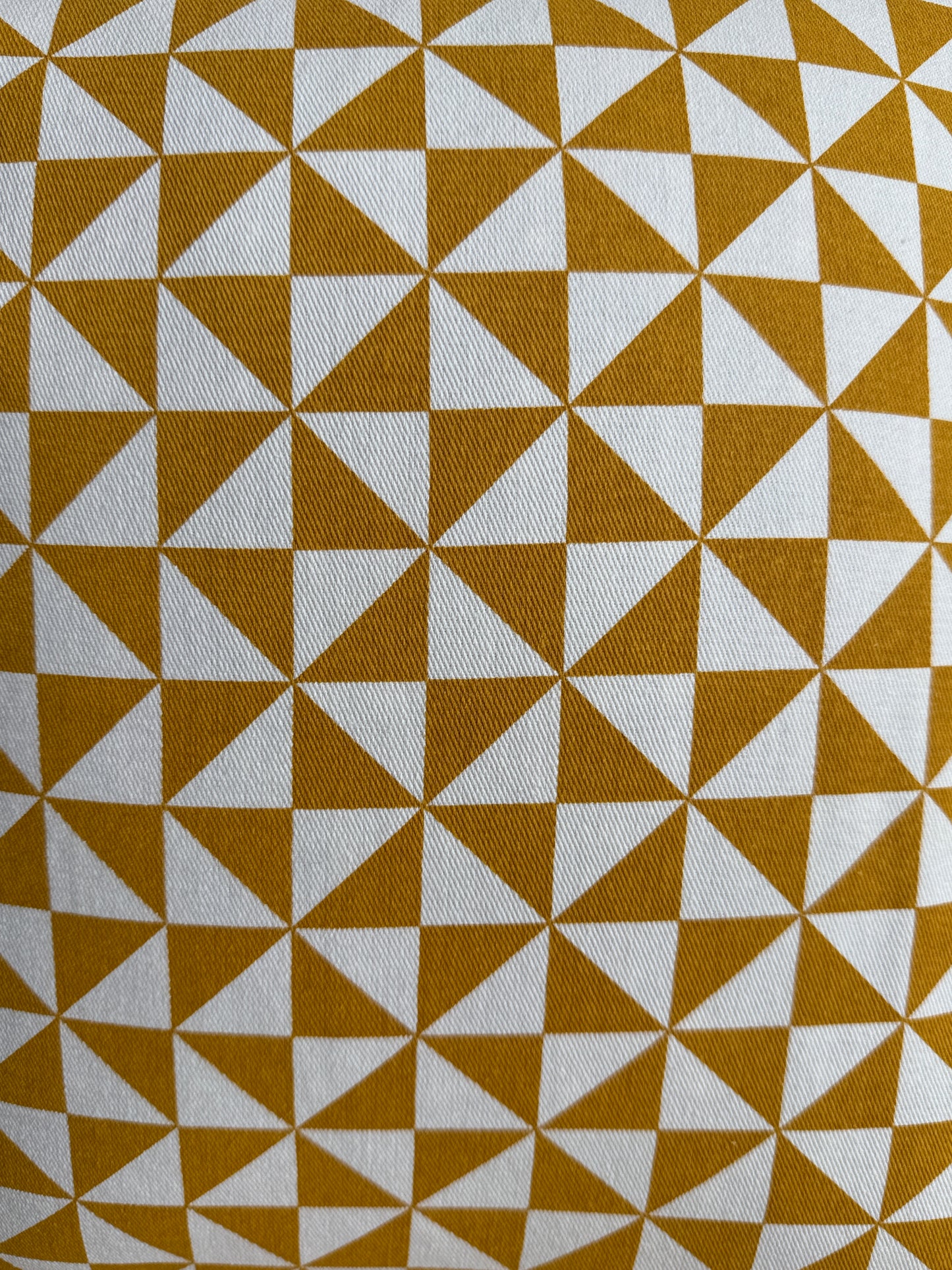 Yellow Printed Cushion Cover