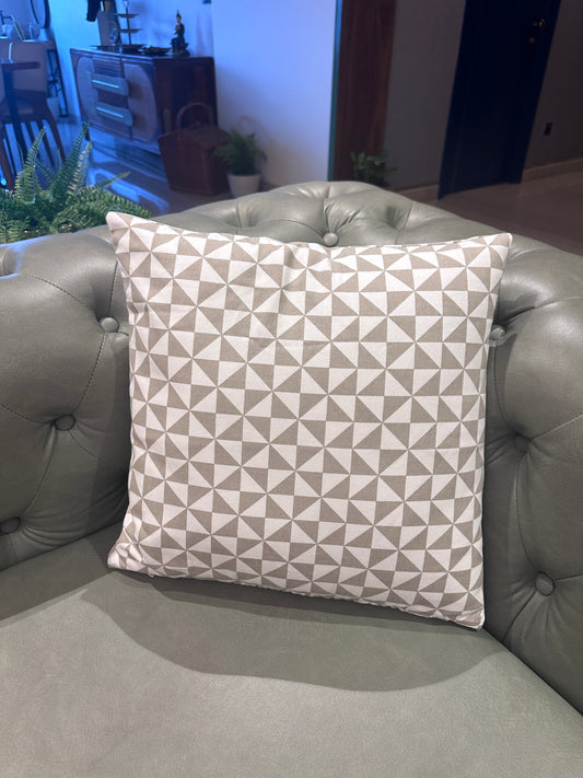 Triangle Printed Cushion Cover