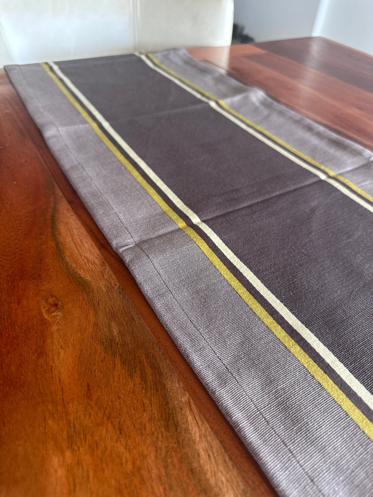 Brown Striped Runner