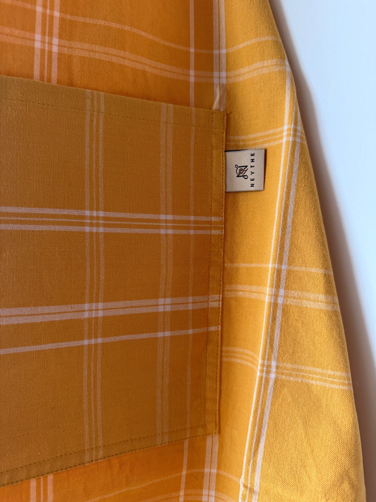Yellow Plaid Apron