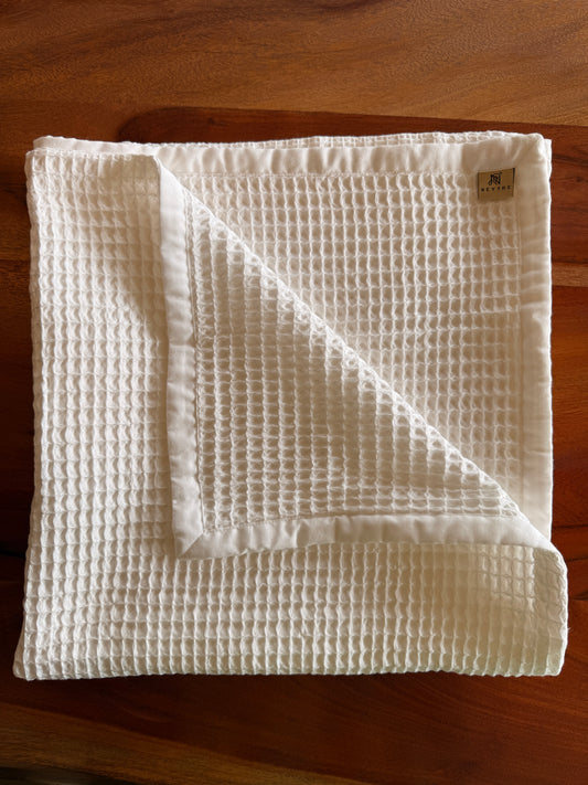 White Bath Towel