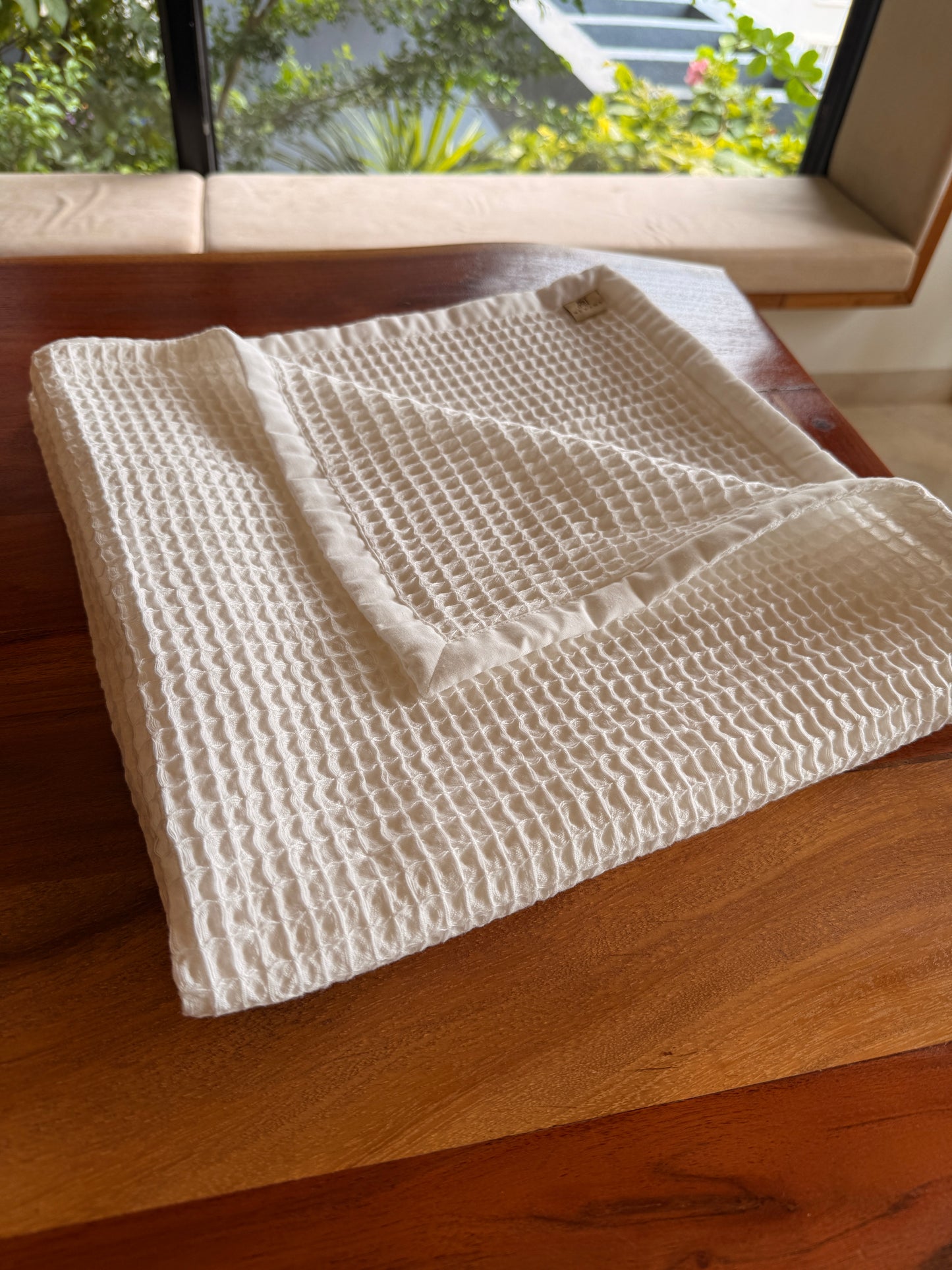 White Bath Towel