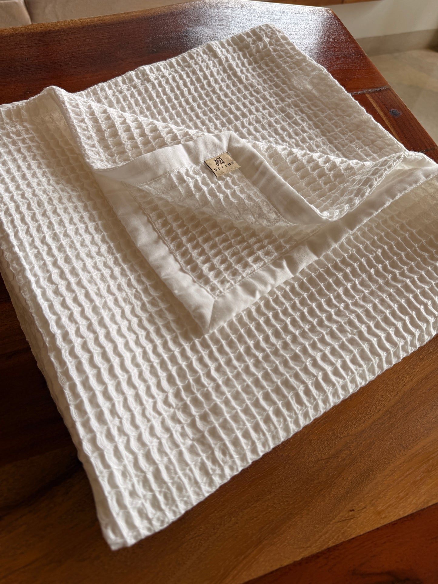 White Bath Towel