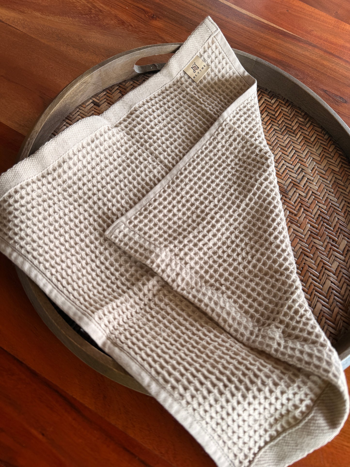 Beige Face Towel Set of 2