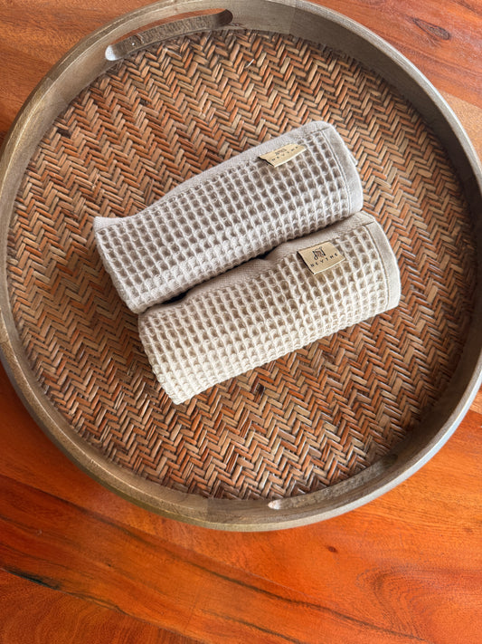 Beige Face Towel Set of 2