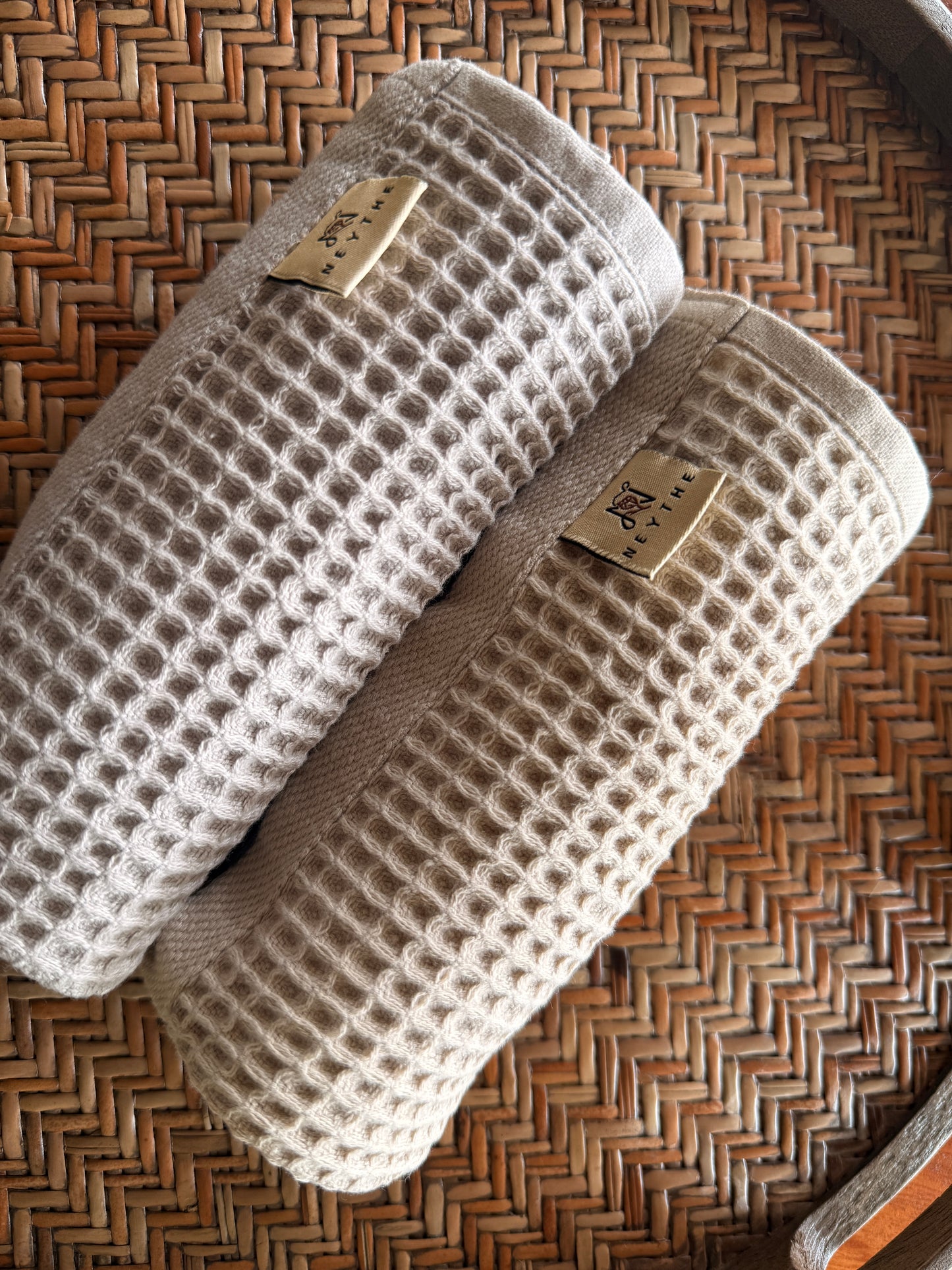 Beige Face Towel Set of 2