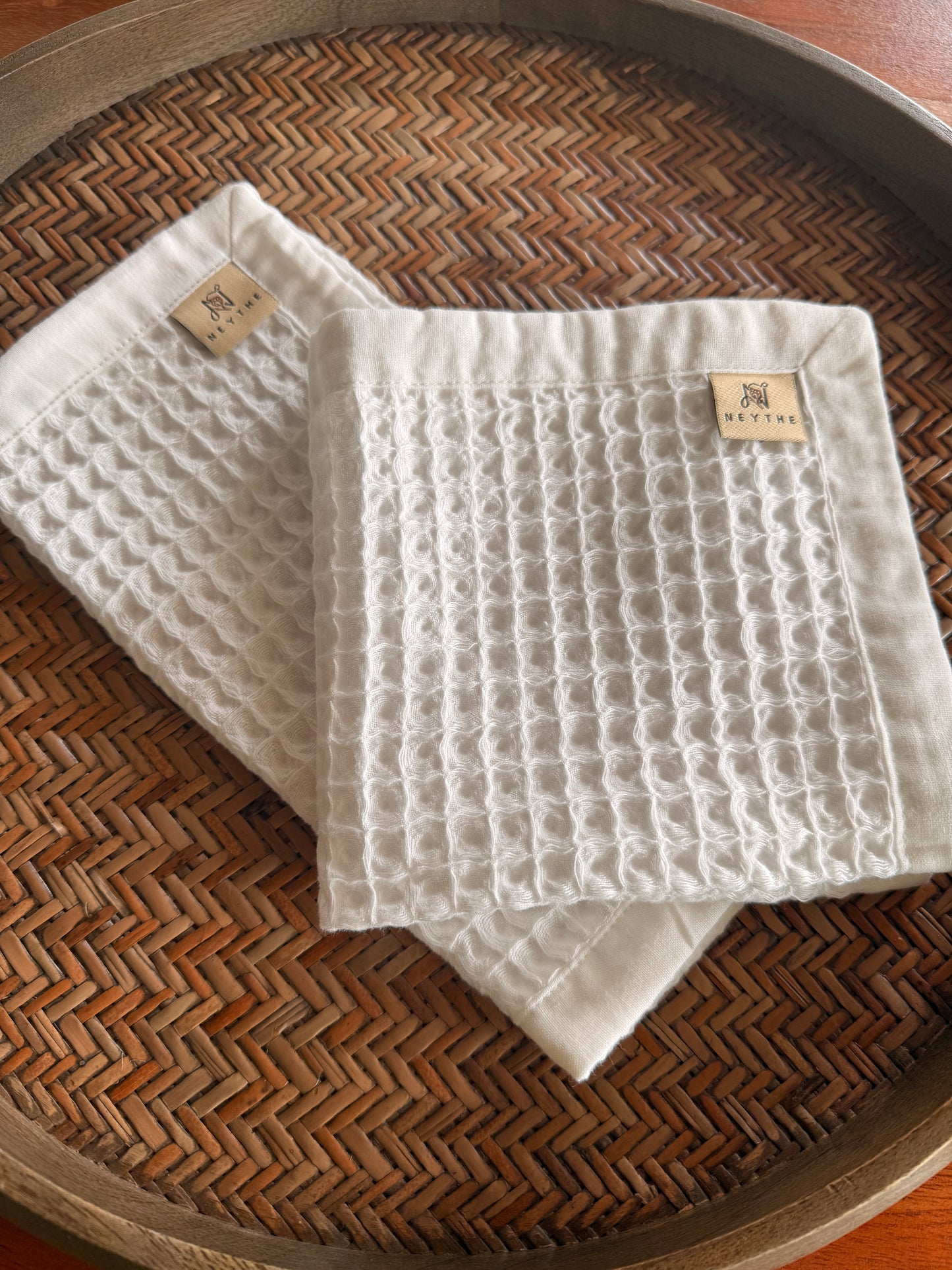 White Face Towel Set of 2