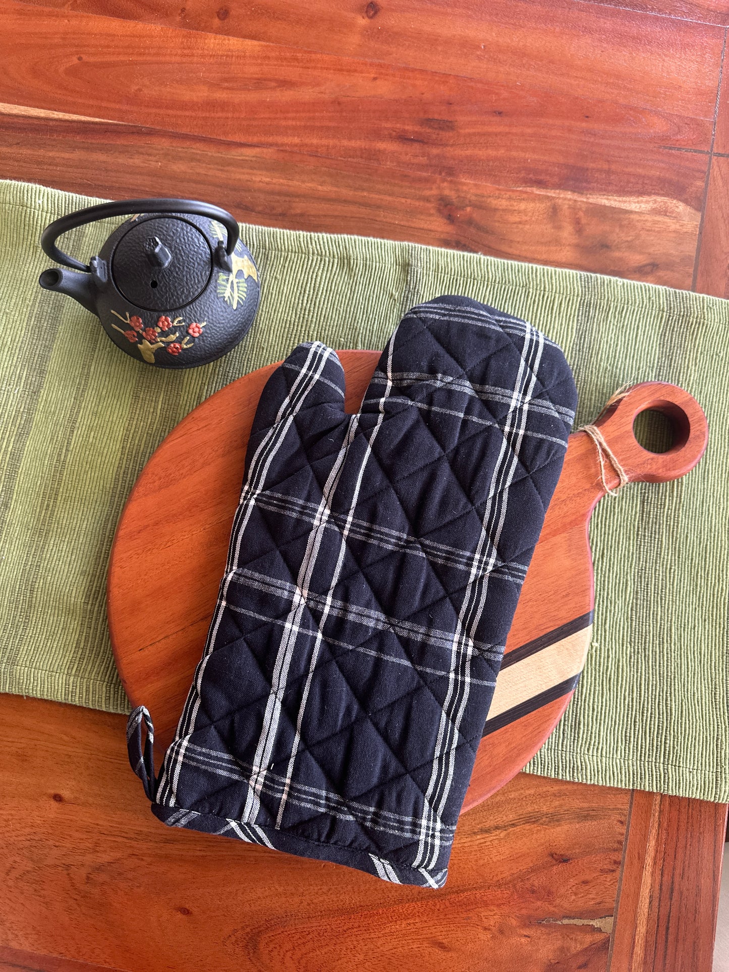 Black Kitchen Oven Glove